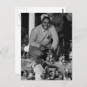 Vrouw Scheepswerksters Briefkaart (Voorkant / Achterkant)