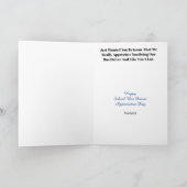 Vrouw schoolbuschauffeur Dank u kaart (Binnen)