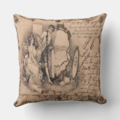  Vrouw Schoonheid Kussen (Achterkant)