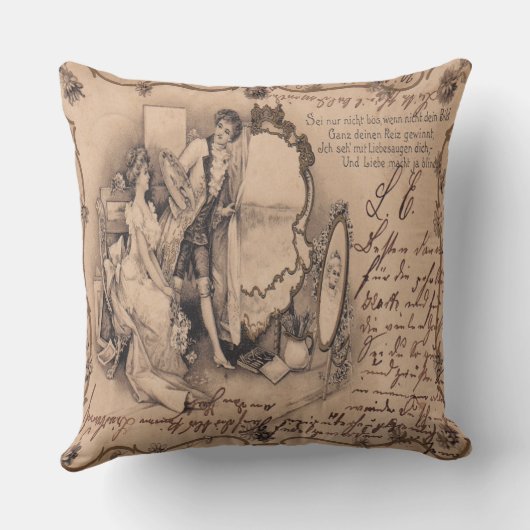  Vrouw Schoonheid Kussen (Achterkant)