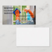 Vrouw Schoonmaak Huis Visitekaartje (Voorkant / Achterkant)