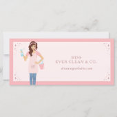  vrouw schoonmaakdiensten Cadeaubon (Voorkant)