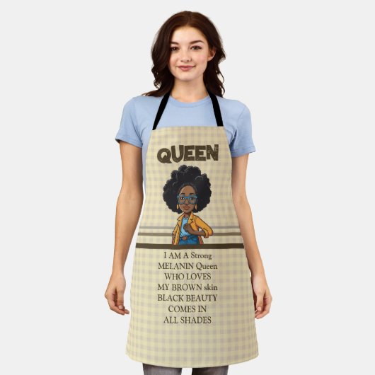 vrouw schort (Gedragen)