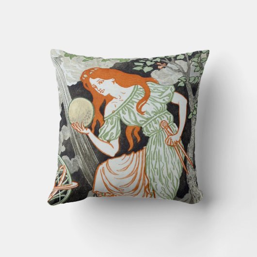 Vrouw Scientist (Vrouwen in de wetenschap) (STEM) Kussen (Achterkant)