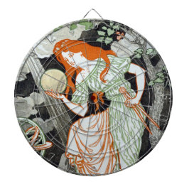 Vrouw Scientist (Vrouwen in wetenschap en techniek Dartbord