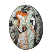 Vrouw Scientist (Vrouwen in wetenschap en techniek Dartbord (Voorkant Rechts)