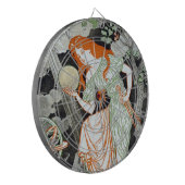 Vrouw Scientist (Vrouwen in wetenschap en techniek Dartbord (Voorkant Links)