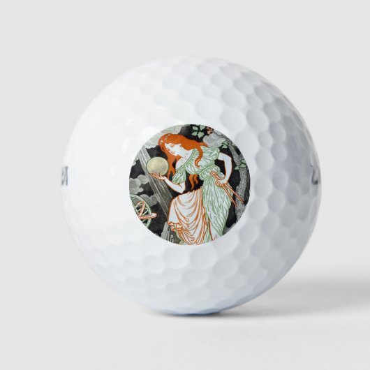 Vrouw Scientist (Vrouwen in wetenschap en techniek Golfballen (Voorkant)