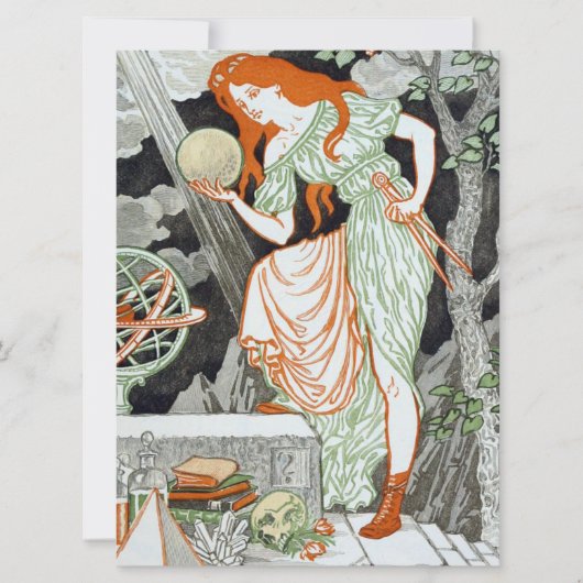 Vrouw Scientist (Vrouwen in wetenschap en techniek Kaart (Voorkant)