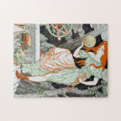 Vrouw Scientist (Vrouwen in wetenschap en techniek Legpuzzel (Horizontaal)