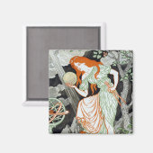 Vrouw Scientist (Vrouwen in wetenschap en techniek Magneet (Voorkant / Achterkant)