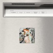 Vrouw Scientist (Vrouwen in wetenschap en techniek Magneet (Insitu (Vaatwasser))