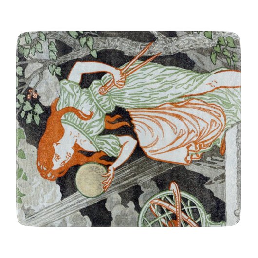 Vrouw Scientist (Vrouwen in wetenschap en techniek Snijplank (Voorkant)