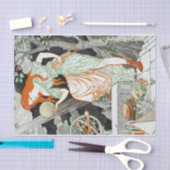 Vrouw Scientist (Vrouwen in wetenschap en techniek Tissuepapier (Craft)