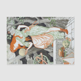 Vrouw Scientist (Vrouwen in wetenschap en techniek Tissuepapier