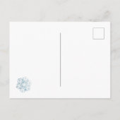 Vrouw & Scottie Dog Planting Seeds Holiday Postcar Feestdagenkaart (Achterkant)