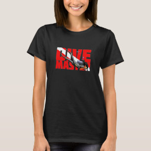 Vrouw Scuba Dive Master Diver Down Vlag T-shirt