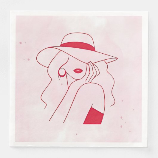 Vrouw Servet (Voorkant)