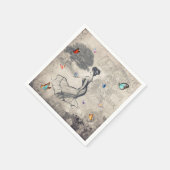  vrouw servetten (Hoek)