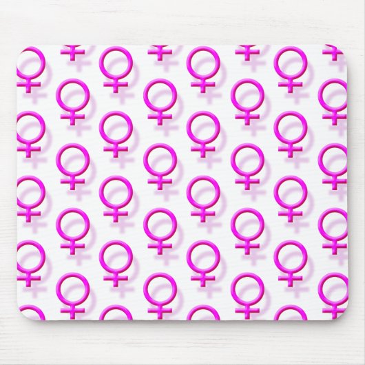 Vrouw Sex-symbool Muismat (Voorkant)