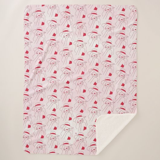 Vrouw Sherpa Deken (Voorkant)