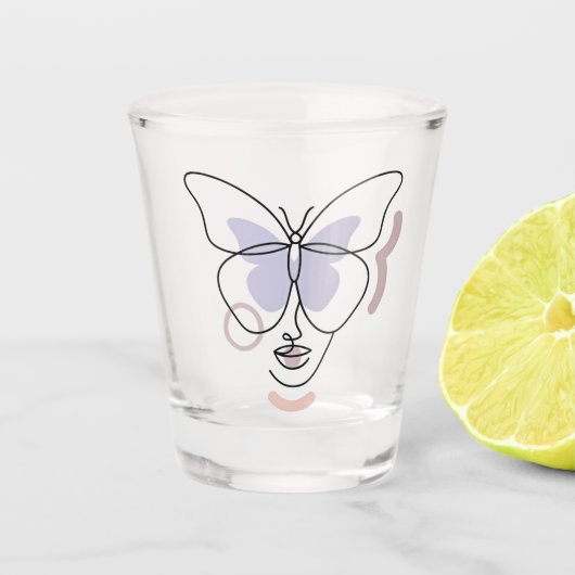 Vrouw Shot Glas (Voorkant)