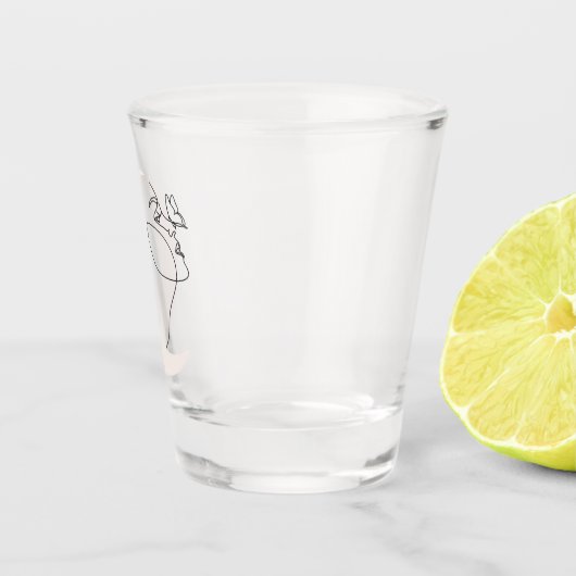 Vrouw Shot Glas (Rechts)