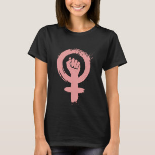 Vrouw Sign Feminist Fist Social Justice T-Shirt