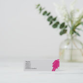 Vrouw Sign - Skinny Mini Visitekaartje (Staand voorkant)