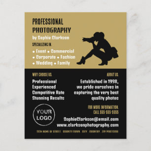 Vrouw Silhouette, Fotograaf, Fotografie Hire Flyer