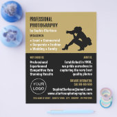 Vrouw Silhouette, Fotograaf, Fotografie Hire Flyer (Enkel)