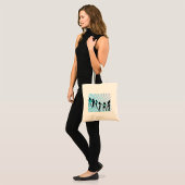 Vrouw Silhouettes Canvas tas