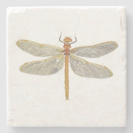 Vrouw Sinaasappel Shadowdragon Onderzetter (Voorkant)