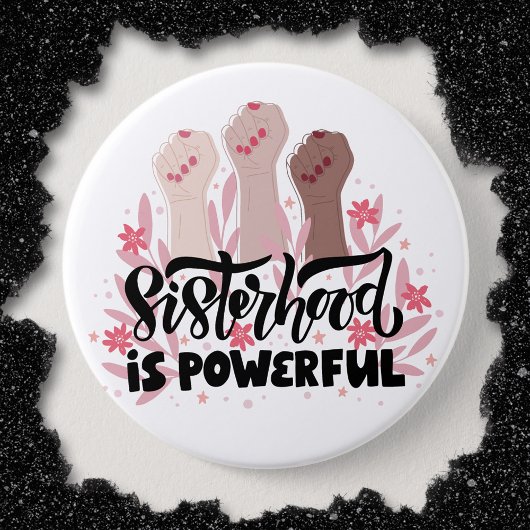 Vrouw Sisterhood Button