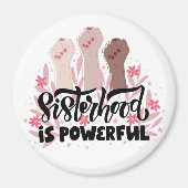 Vrouw Sisterhood Magnet (Voorkant)