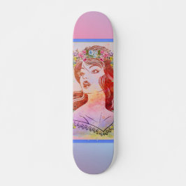 Vrouw Skateboard