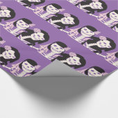 Vrouw skelet paar cadeaupapier (Hoek)