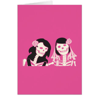 Vrouw Skeleton Couple