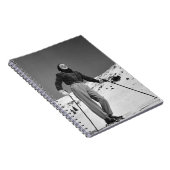 Vrouw Skier Notitieboek (Rechterzijde)