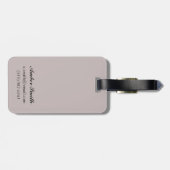 Vrouw Skier Overzien Adelboden Poster Bagagelabel (Achterkant horizontaal)