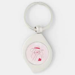 Vrouw Sleutelhanger