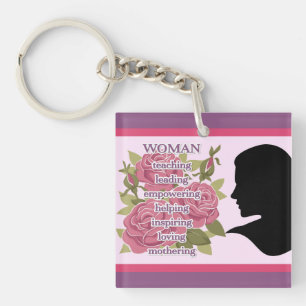 Vrouw Sleutelhanger