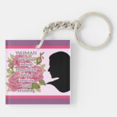 Vrouw Sleutelhanger (Achterkant)