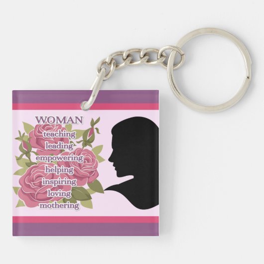 Vrouw Sleutelhanger (Achterkant)