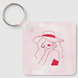 Vrouw Sleutelhanger