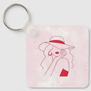Vrouw Sleutelhanger