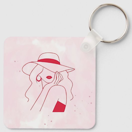Vrouw Sleutelhanger (Achterkant)