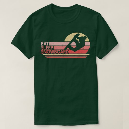 Vrouw Snowboarder Snowb T-shirt (Design voorkant)