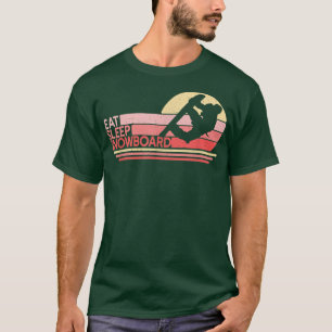 Vrouw Snowboarder Snowb T-shirt