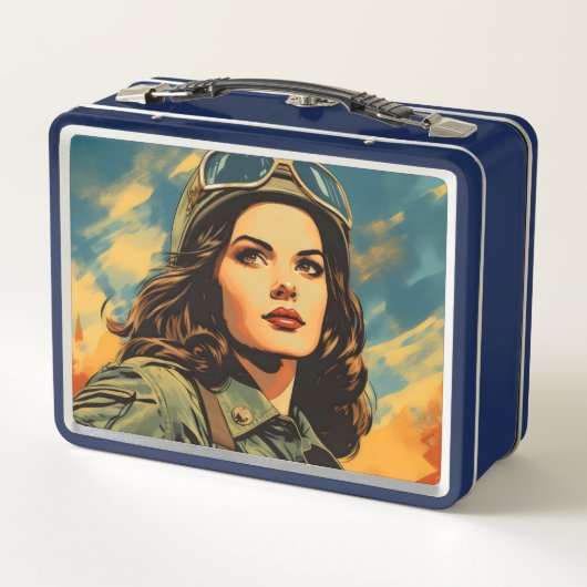 Vrouw Soldier Sci-Fi (Achterkant)